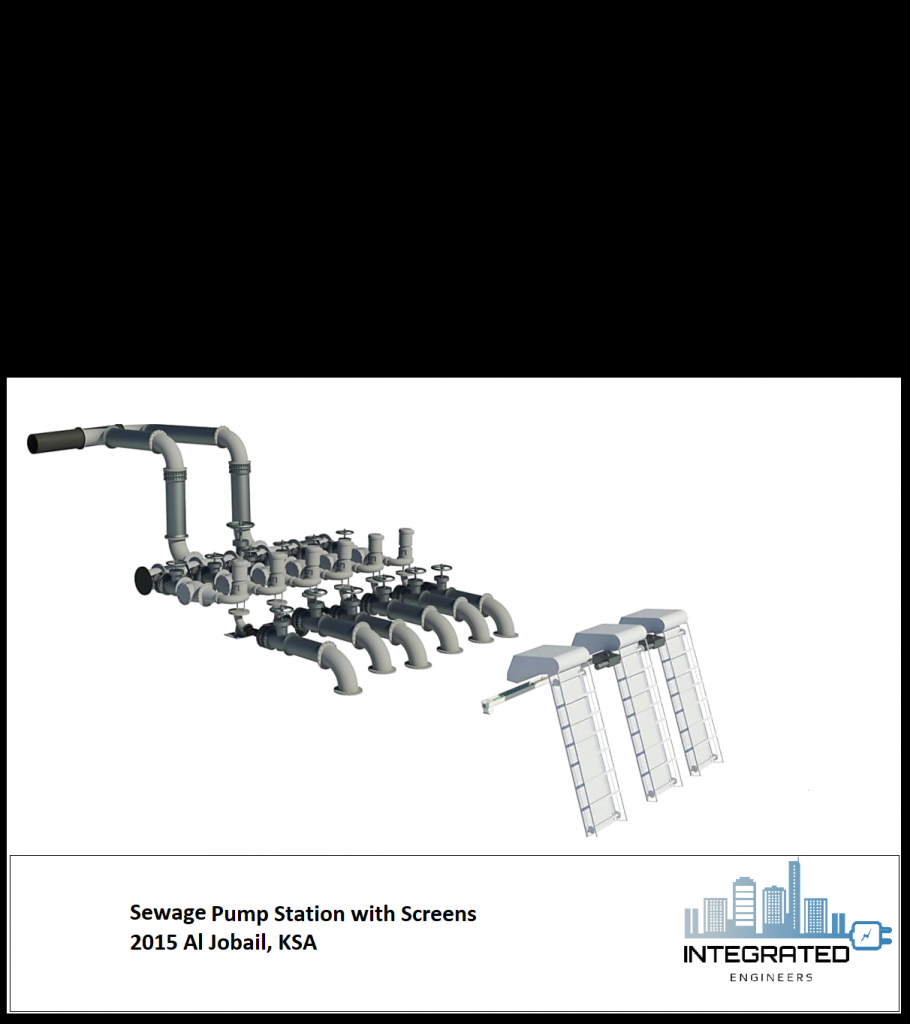 Sewage Pump Station with Screens , Al Jobail, KSA